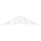 Ekena Millwork Pitch Austin Architectural Grade PVC Gable Pediment, 72"W x 18"H x 1"P (6/12) GPP072X018X100AUS - alternate 3